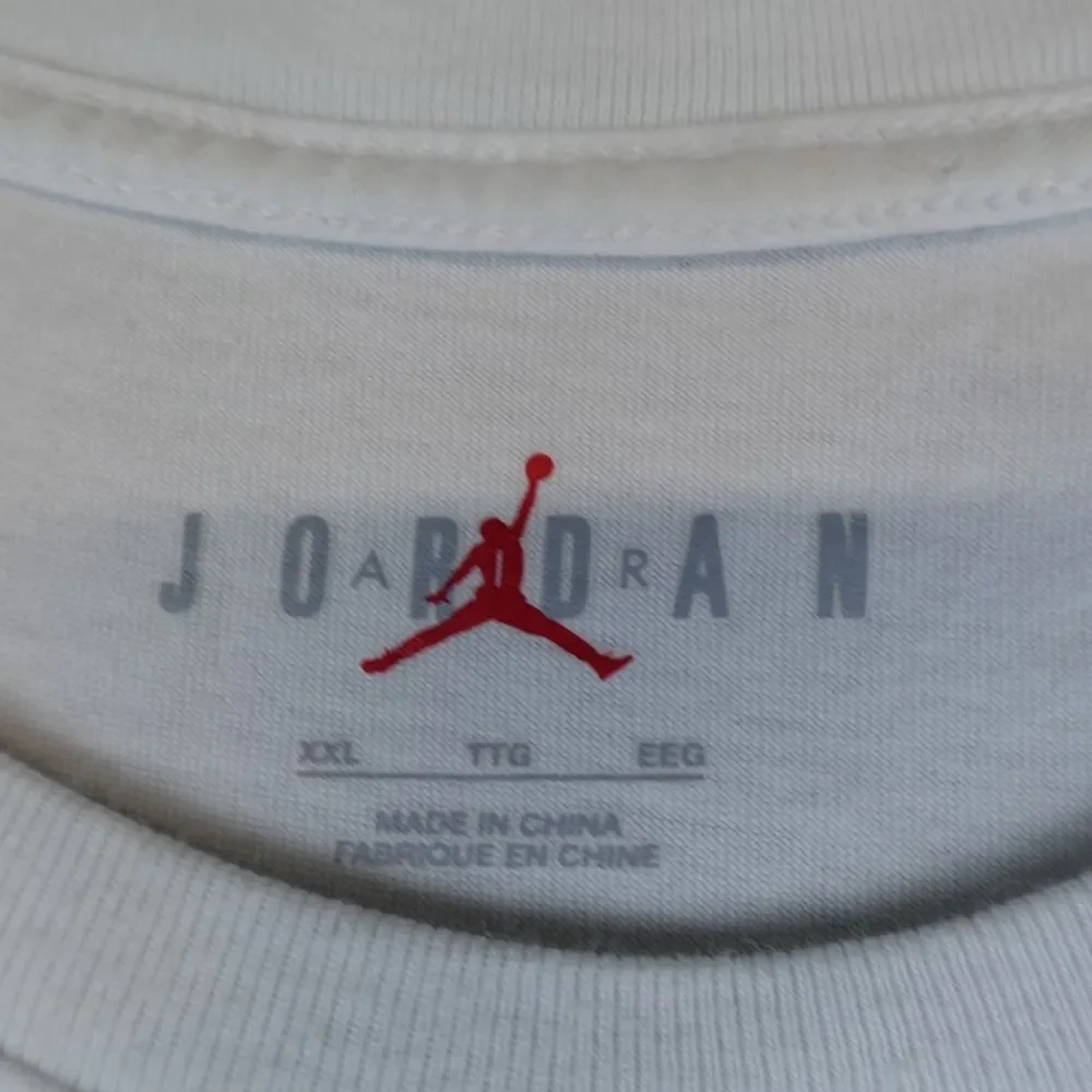 Air Jordan PSG Wordmark T-Shirt Paris Saint Germain Mens XXL Whhite
